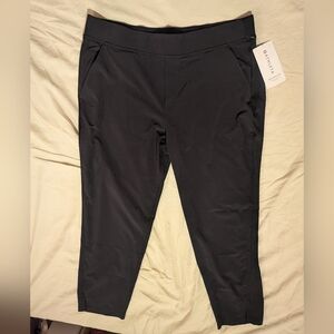 ATHLETA Brooklyn Mid Rise Ankle Pant  16 ( XL ) Black Pants NWT